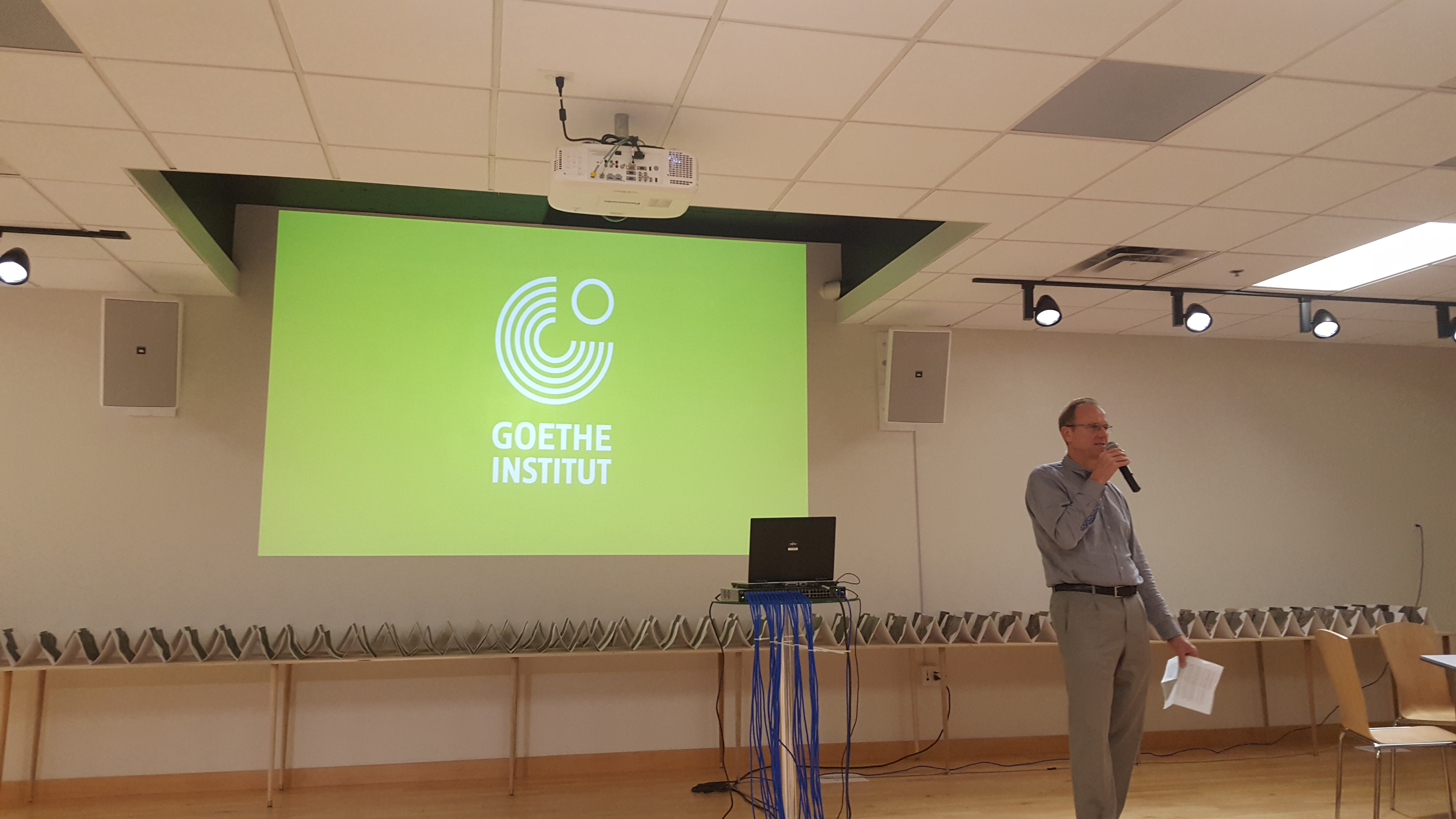 Intergalactic Education at the P3 Game Jam at the Goethe Institute